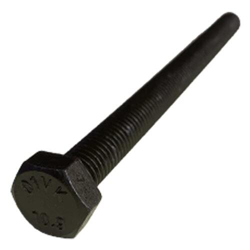 10MHC1015130PFT M10-1.5 X 130 mm  Hex Cap Screw. Coarse, Gr. 10.9, DIN 933 (FT), Plain